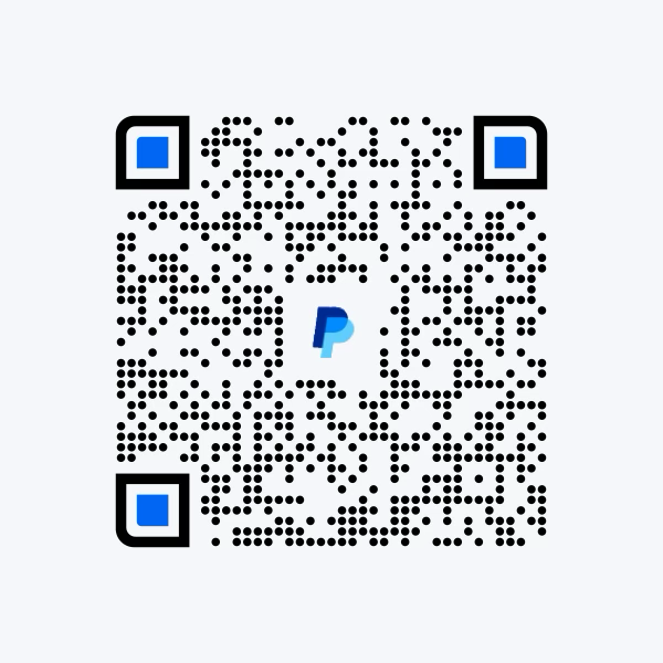 PayPal QR code for preorder payment. Click to open the PayPal payment link.